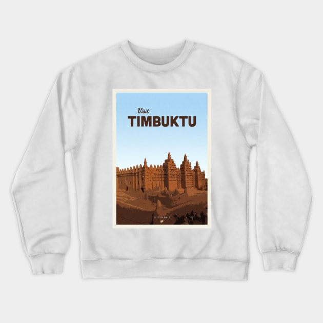 Visit Timbuktu Crewneck Sweatshirt by Mercury Club